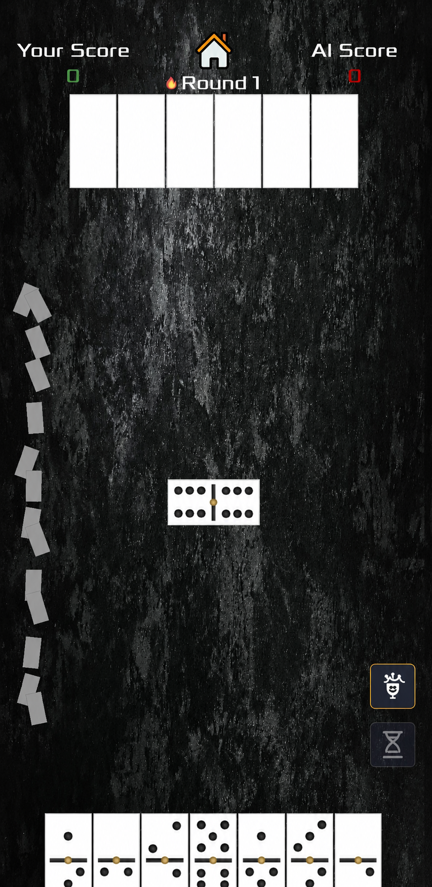 Dominos gameplay screen